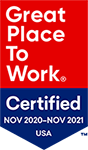 Great Place to Work(r) Certified Nov 202-Nov 2021 USA