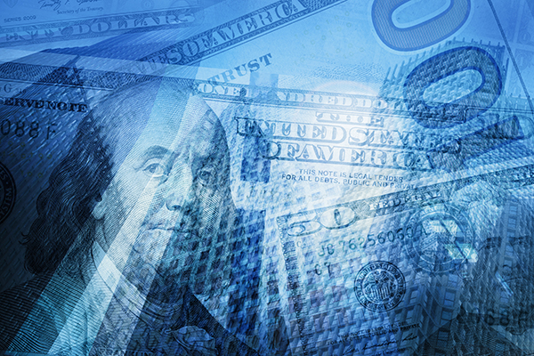 Ben Franklin and money. Sandy Spring Bank FDIC
