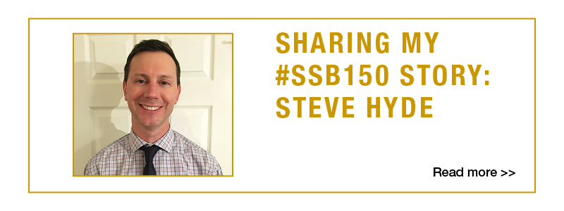 Image of Sandy Spring Bank Employee Steve Hyde, Information Technology, Sharing my #SSB150 Story: Steve Hyde. Read more >>.