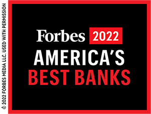Forbes 2022 America's Best Banks (c) 2022 Formes Media LLC. Used with Permission
