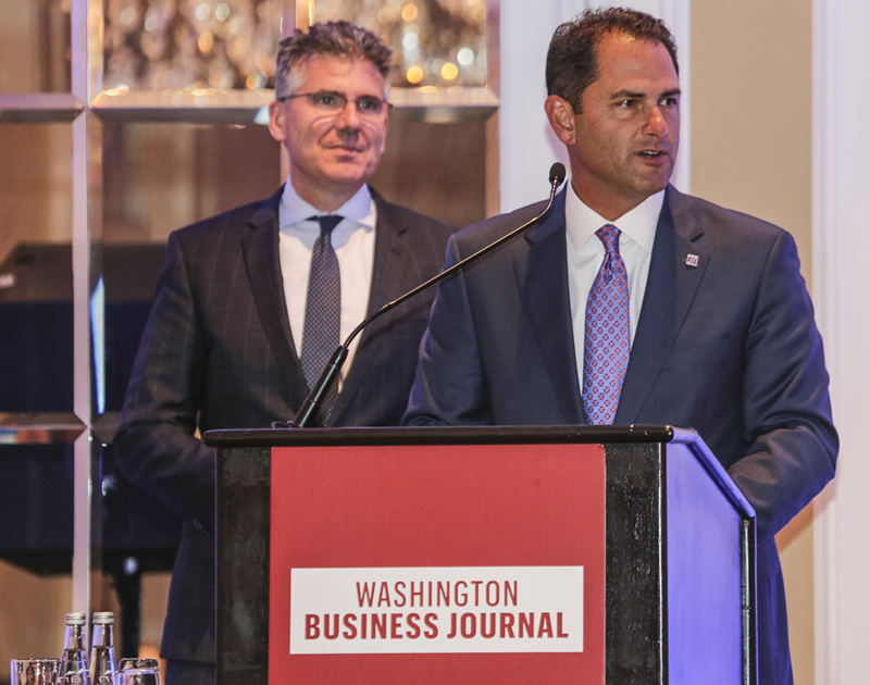 Daniel J. Schrider, President and CEO of Sandy Spring Bank, told a Washington Business Journal forum Tuesday night that the Washington, D.C., region offers enough economic advantages to win Amazon’s second headquarters, HQ2.