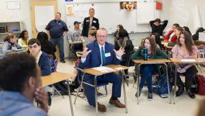 Students at Washington-Lee High School in Arlington, VA participate in the Sandy Spring Scholars Program. 