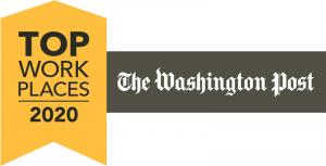 Top Work Places 2020 The Washington Post logo - Sandy Spring Bank 2020 Top Workplace