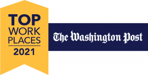 Top Work Places 2021 The Washington Post logo - Sandy Spring Bank 2021 Top Workplace